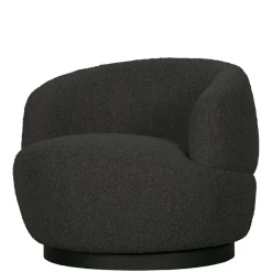 Wohnen Retro Design Sessel aus Boucle Stoff - Fronco