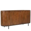 Clearance Wohnen Retro Design Sideboard aus Mangoholz - Galadira