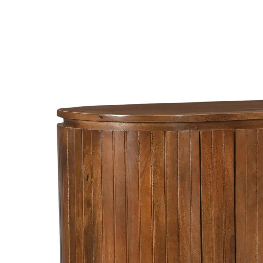 Clearance Wohnen Retro Design Sideboard aus Mangoholz - Galadira