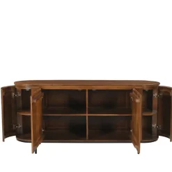 Clearance Wohnen Retro Design Sideboard aus Mangoholz - Galadira