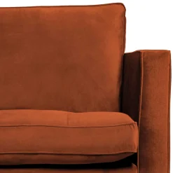 Sale Wohnen Retro Designsessel in Rost Braun Samt - Naryon