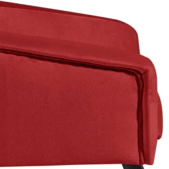 Online Wohnen Retro Designsessel in Ziegelrot Samtvelours - Nina