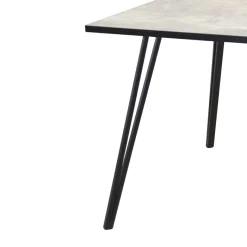 New Wohnen Retro Esszimmertisch in Beton Optik - Reesa