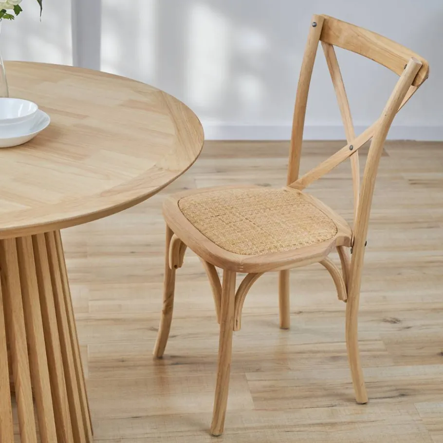Clearance Wohnen Retro Kaffeehausstühle in Natur - Pig (2er Set)