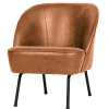Discount Wohnen Retro Ledersessel in Cognac Braun - Store