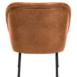 Discount Wohnen Retro Ledersessel in Cognac Braun - Store