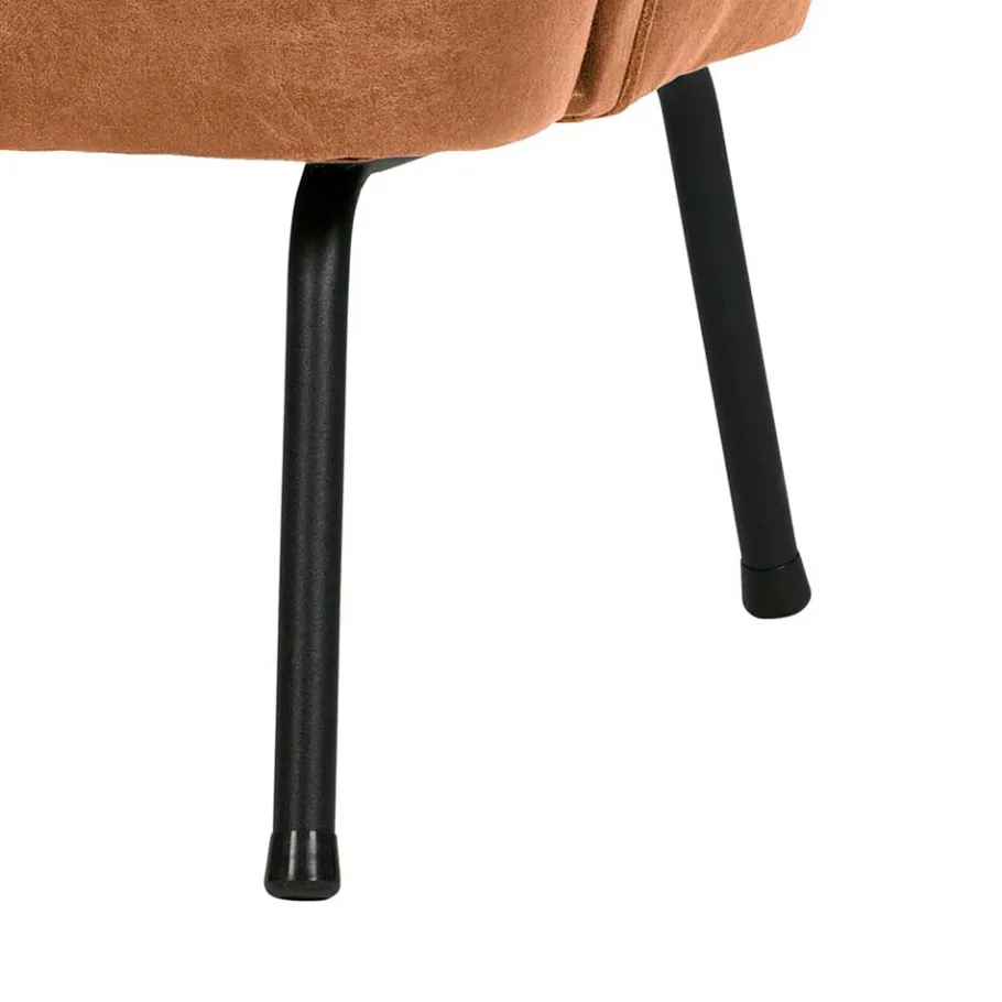 Discount Wohnen Retro Ledersessel in Cognac Braun - Store