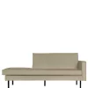 Best Wohnen Retro Lounge Sofa in Khaki Samtbezug - Afeiro