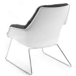 Outlet Wohnen Retro Lounge-Sessel in Dunkelgrau - Vibulam (2er Set)