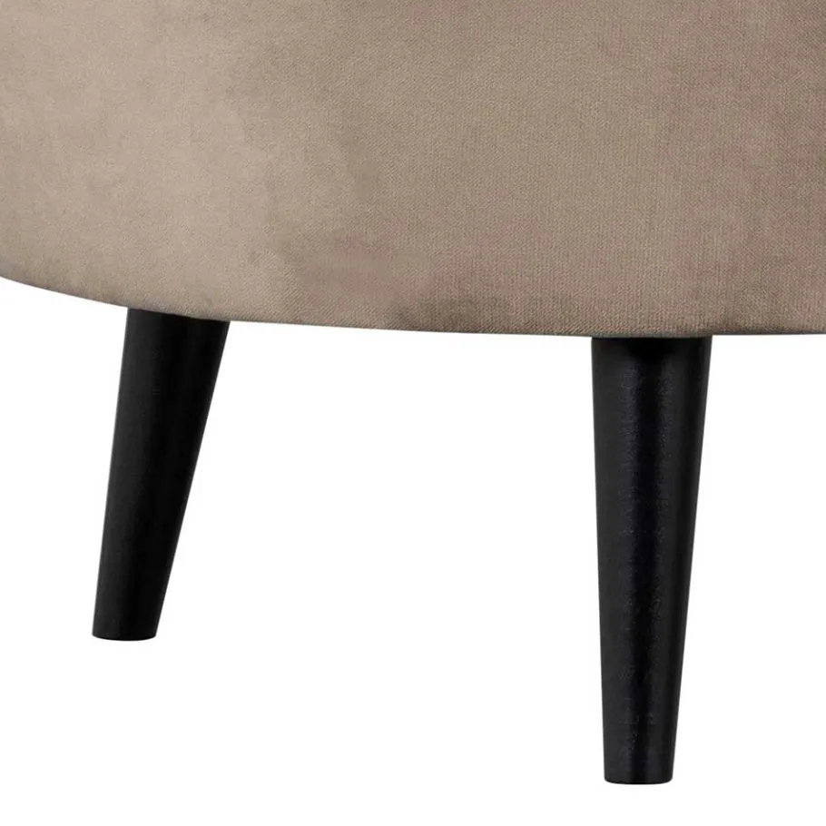 Outlet Wohnen Retro Lounge-Sessel in Khaki Samit - Griffina