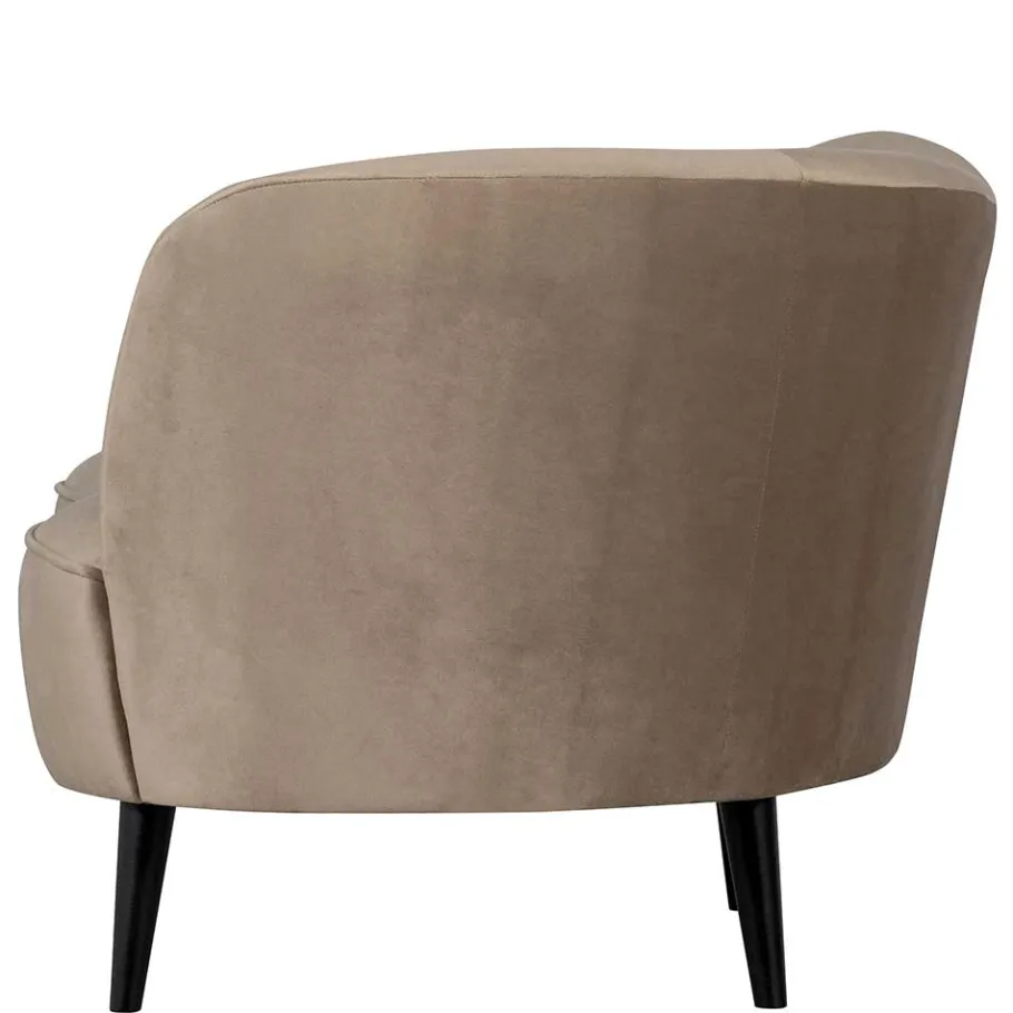 Outlet Wohnen Retro Lounge-Sessel in Khaki Samit - Griffina