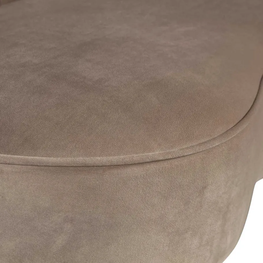 Outlet Wohnen Retro Lounge-Sessel in Khaki Samit - Griffina