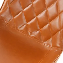 Clearance Wohnen Retro Polsterstuhl in Orange - Travilia (2er Set)
