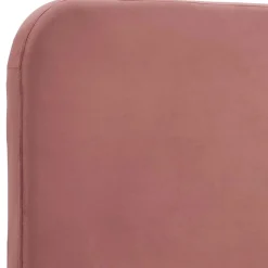 Hot Wohnen Retro Samtbett in Rosa & Gold - Lufarna