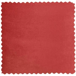 Outlet Wohnen Retro Samtsessel in Rot & Schwarz - Dumarkus
