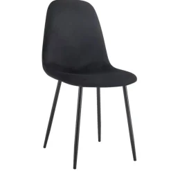 New Wohnen Retro Schalenstühle aus Samt - Porto (6er Set)