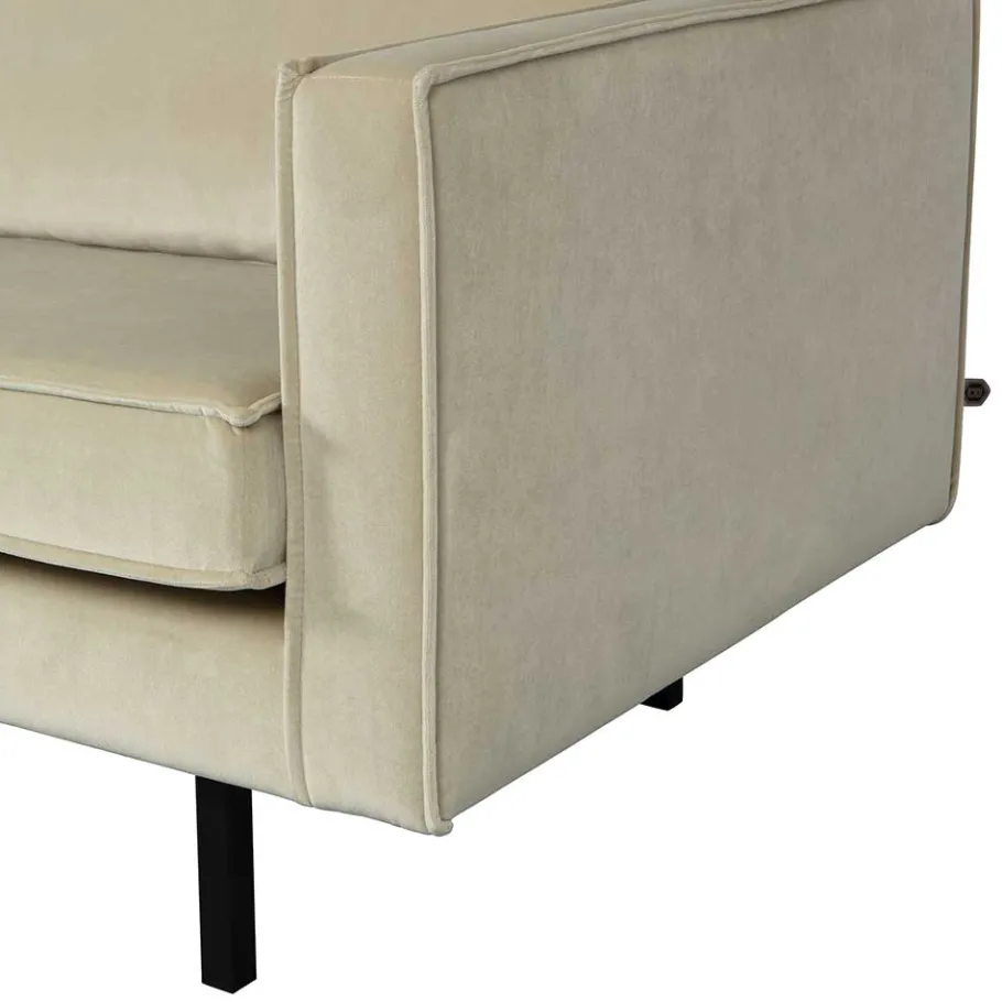 Discount Wohnen Retro Sessel aus Samt in Graugrün - Vontada