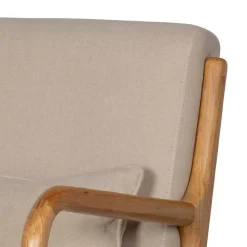 Wohnen Retro Sessel mit Holzgestell - Lardosia