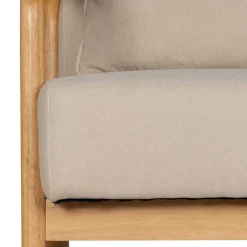 Wohnen Retro Sessel mit Holzgestell - Lardosia