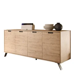 Hot Wohnen Retro Sideboard Rodonda in Eiche