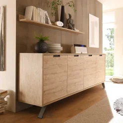 Hot Wohnen Retro Sideboard Rodonda in Eiche