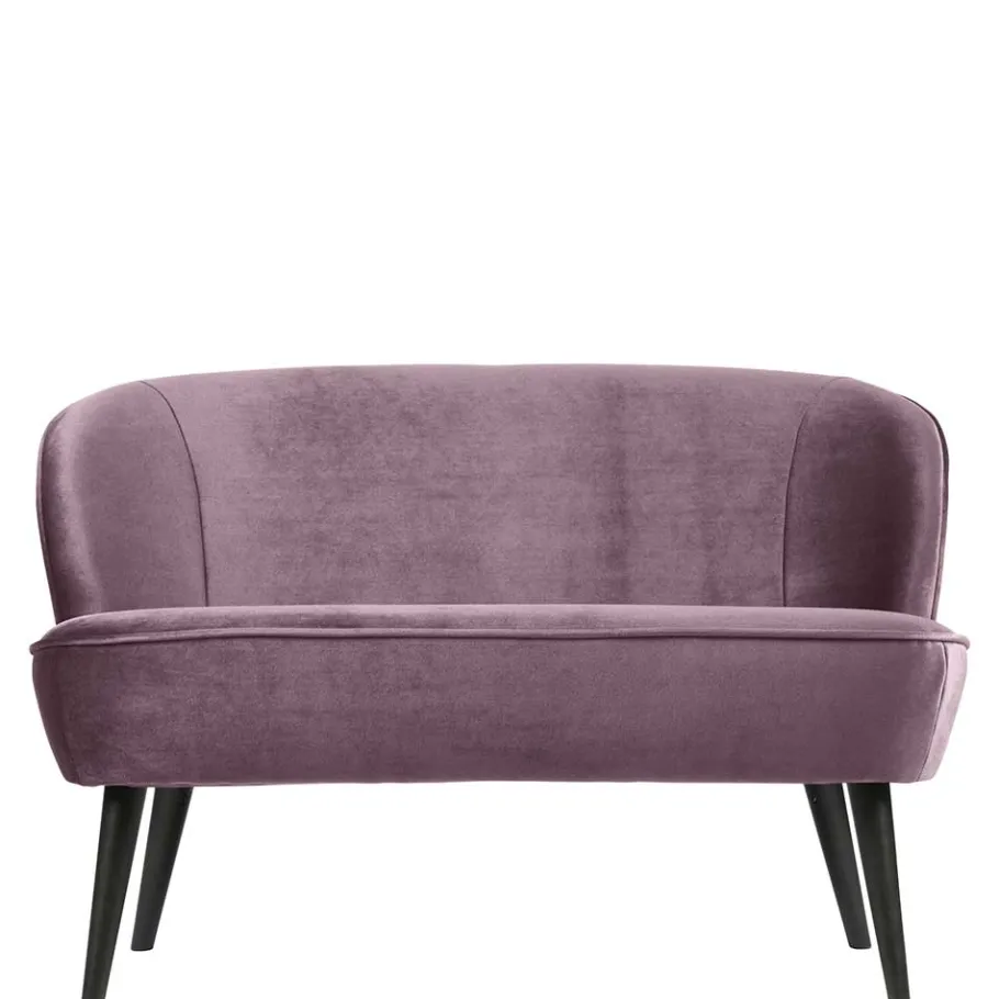 Clearance Wohnen Retro Sofa in Flieder Samt - Parilegro