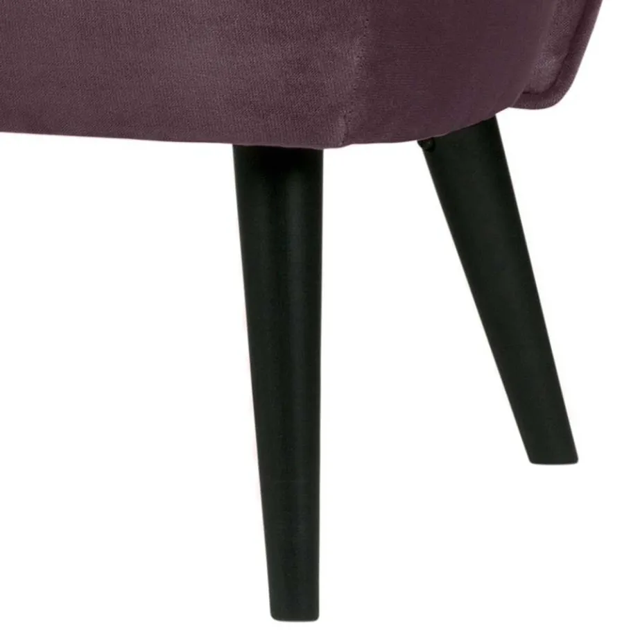 Clearance Wohnen Retro Sofa in Flieder Samt - Parilegro