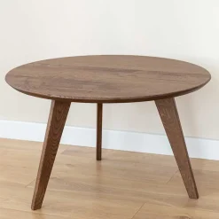 Discount Wohnen Retro Sofatisch aus Eiche in Braun geölt - Ceolata