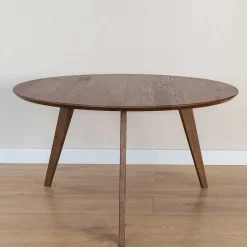 Discount Wohnen Retro Sofatisch aus Eiche in Braun geölt - Ceolata