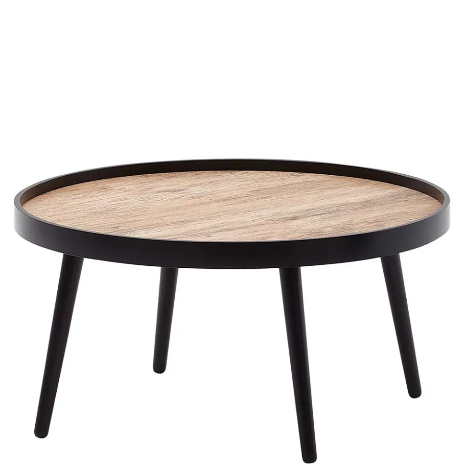 Wohnen Retro Sofatisch in Eiche Holzoptik - Maddox