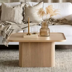 Best Wohnen Retro Sofatisch in Eiche White Wash - Mercy