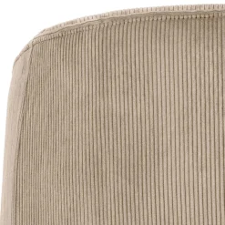 New Wohnen Retro Style Cord Sessel in Beige - Evilla