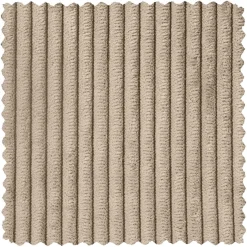 New Wohnen Retro Style Cord Sessel in Beige - Evilla