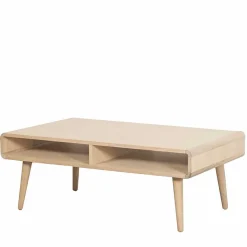 New Wohnen Retro Style Couchtisch mit zwei Fächern - Medias