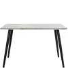 New Wohnen Retro Style Tisch in Marmor Optik mit Glas - Presents