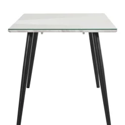 New Wohnen Retro Style Tisch in Marmor Optik mit Glas - Presents