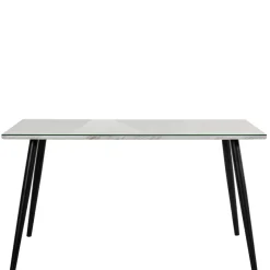 New Wohnen Retro Style Tisch in Marmor Optik mit Glas - Presents