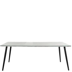 New Wohnen Retro Style Tisch in Marmor Optik mit Glas - Presents