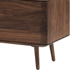 Hot Wohnen Retro TV Element aus Nussbaum Massivholz - Rivossa
