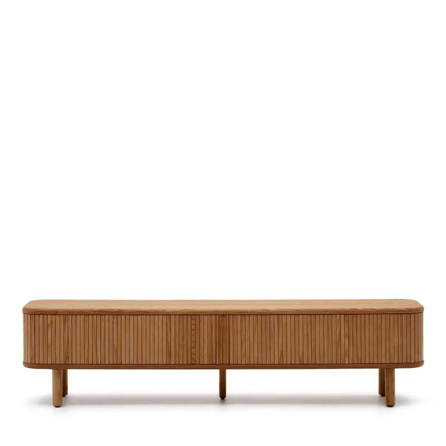 Clearance Wohnen Retro TV Unterschrank mit 2 Schiebetüren - Calming