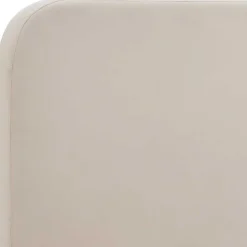 Hot Wohnen Retrobett mit Samt in Beige - Nunki