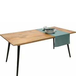 Hot Wohnen Retro-Esstisch aus Mangobaum Massivholz - Offia