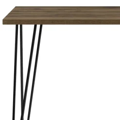 Hot Wohnen Retro-Schreibtisch mit Hairpin Legs - Akrana