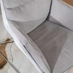 Online Wohnen Retrosessel mit Chrom Bügelgestell - Harukivo (2er Set)
