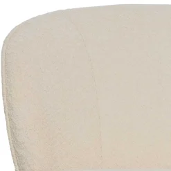 Online Wohnen Retrostil Teddy Sessel in Creme - Castilla