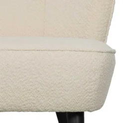 Online Wohnen Retrostil Teddy Sessel in Creme - Castilla
