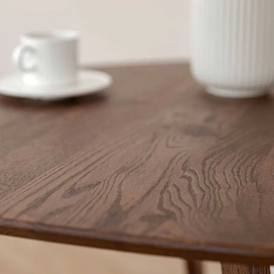 Discount Wohnen Retrostyle Couchtisch in dreieckigem Design - Anjo