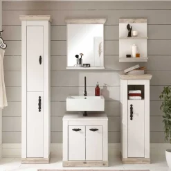 Outlet Wohnen Romantik Country Badezimmer Möbel - Doules (fünfteilig)