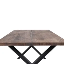 Clearance Wohnen Räuchereiche Tisch & 6 Stühle - Alouis (siebenteilig)