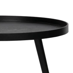 Hot Wohnen Runde 3-Fuß Couchtische in Schwarz - Lavasa (zweiteilig)